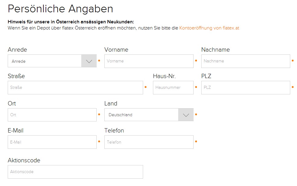 Flatex Konto eröffnen