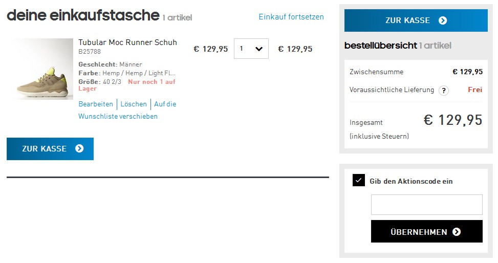 adidas online gutschein